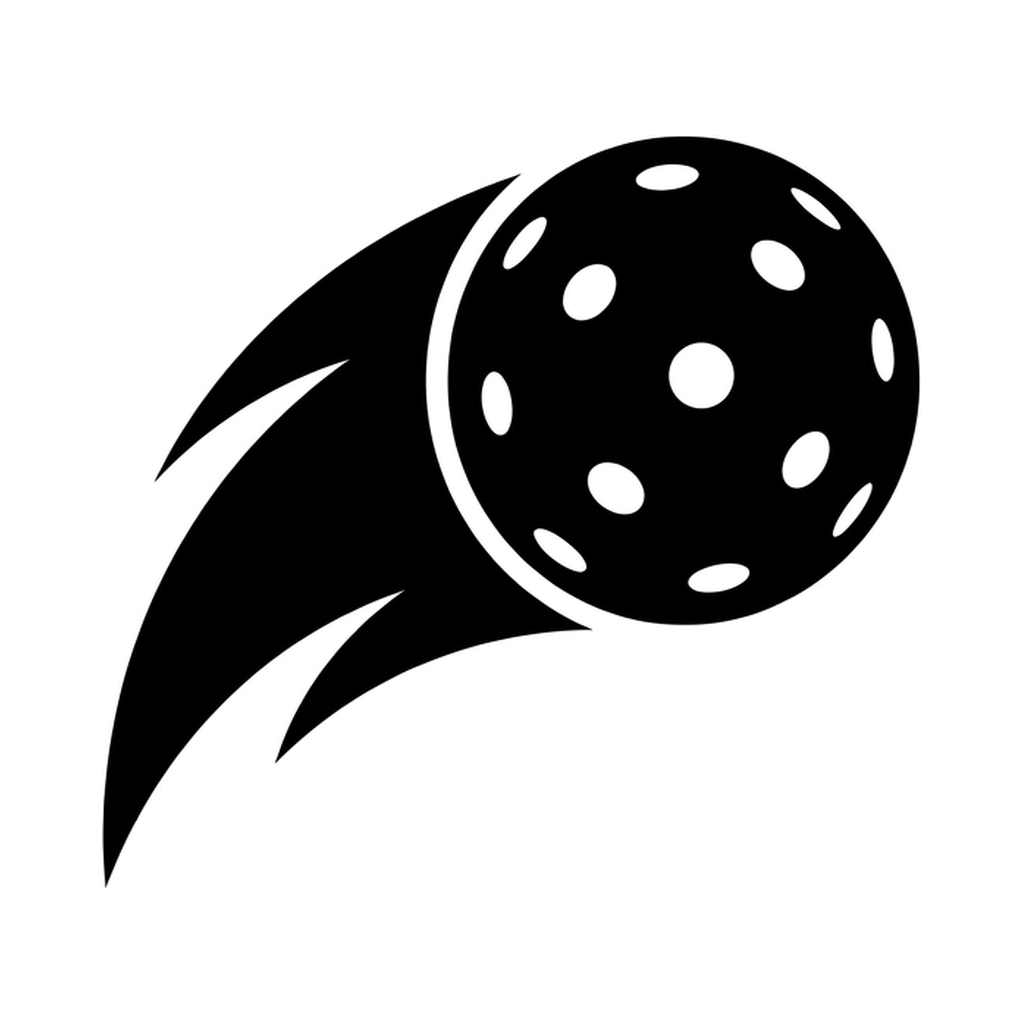 Dink Ink Speed-Up pickleball ball stamp design