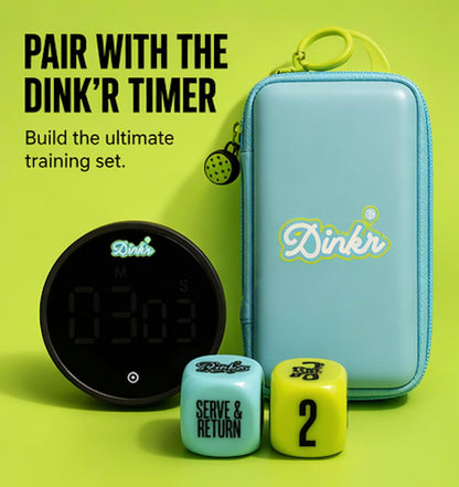 Dink'r pickleball drill dice packaging