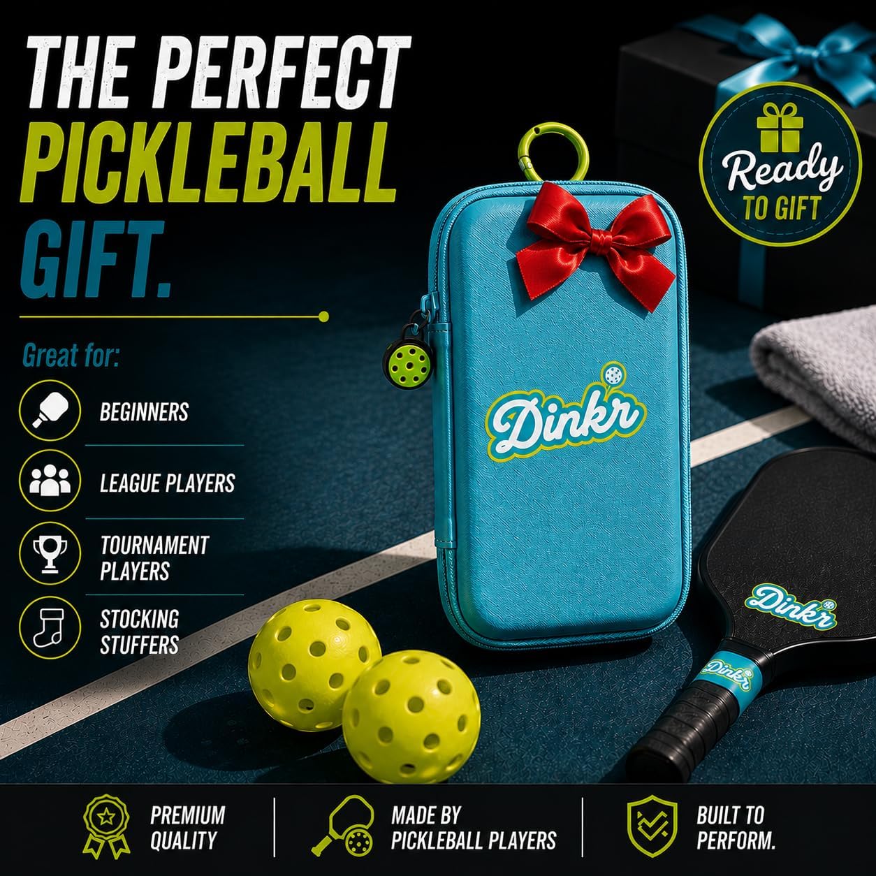Paddle band securing a fresh overgrip on a pickleball paddle