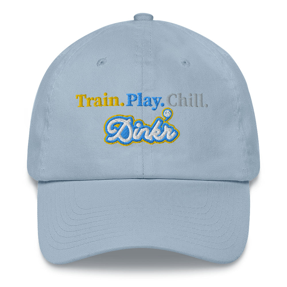 Train. Play. Chill. Dink'r Unisex Hat