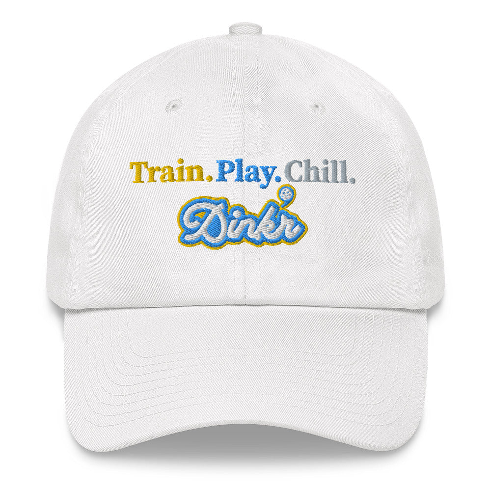 Train. Play. Chill. Dink'r Unisex Hat