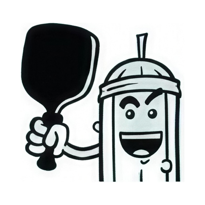 Dink Ink Dill with Skill pickleball ball stamp design