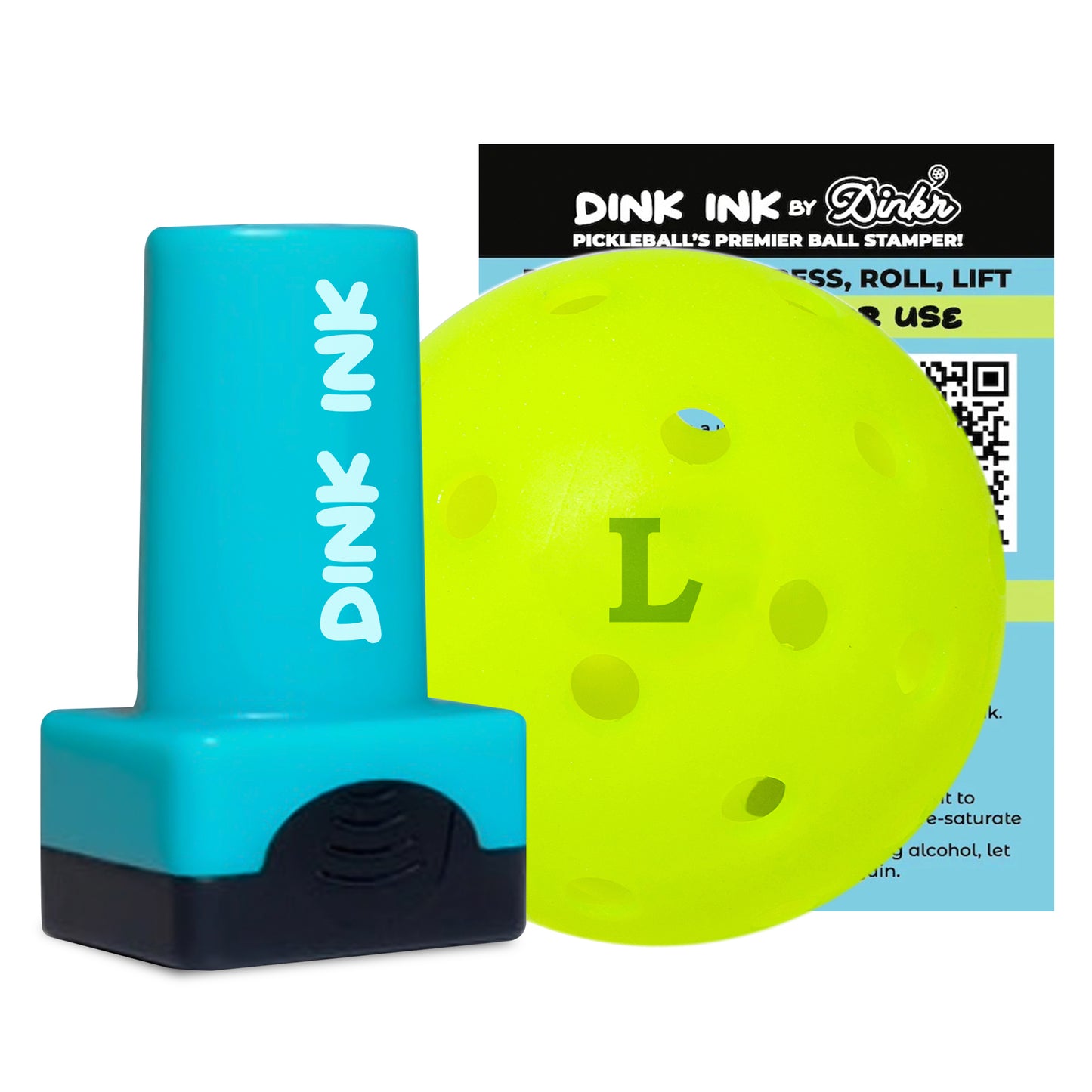 Dink Ink Letter Stamper - Personalize Your Pickleballs with Precision