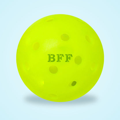 Pickleball stamped BFF with Dink Ink Family & Friends Stamper