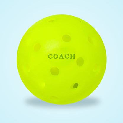 Pickleball stamped COACH with Dink Ink Family & Friends Stamper